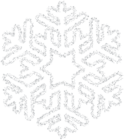 White Snowflake PNG Clipart