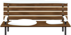 Winter Bench PNG Clip Art Image