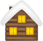 Winter Cabin PNG Clipart