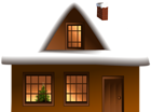 Winter House PNG Clip Art Image