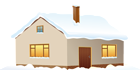 Winter House PNG Image