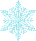 Winter Shining Snowflake PNG Clipar