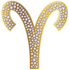 Aries Zodiac Sign Gold PNG Clip Art Image
