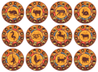 Chinese Zodiac Signs Set PNG Clip Art Image