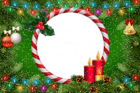 Christmas Frame Green Transparent Image