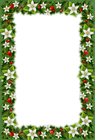 Christmas Green PNG Photo Frame