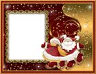 Christmas Red and Gold PNG Photo Frame