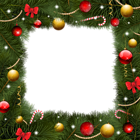 Christmas Transparent Border PNG Frame