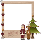 Christmas Waiting For Santa PNG Photo Frame