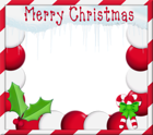 Merry Christmas PNG Photo Frame