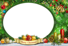 Transparent Christmas Frame PNG Image