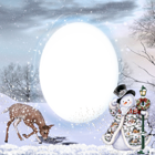 Transparent Christmas Winter PNG Photo Frame