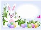 Easter-bunny-and-easter-eggs 1