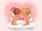 Valentains Cupid Angels Wallpaper