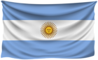 Argentina Wrinkled Flag