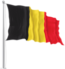 Belgium Waving Flag PNG Image
