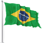 Brazil Waving Flag PNG Image