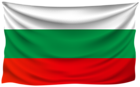 Bulgaria Wrinkled Flag