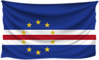 Cabo Verde Wrinkled Flag