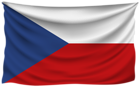 Czech Republic Wrinkled Flag