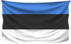 Estonia Wrinkled Flag