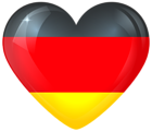 Germany Large Heart Flag