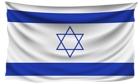 Israel Wrinkled Flag