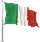 Italy Waving Flag PNG Image