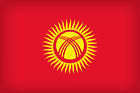 Kirgizstan Large Flag