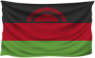 Malawi Wrinkled Flag
