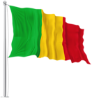 Mali Waving Flag PNG Image