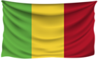 Mali Wrinkled Flag