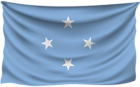 Micronesia Wrinkled Flag