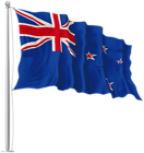 New Zealand Waving Flag PNG Image | Gallery Yopriceville - High-Quality ...