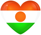 Niger Large Heart Flag