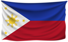 Philippines Wrinkled Flag
