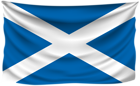 Scotland Wrinkled Flag