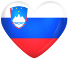 Slovenia Large Heart Flag