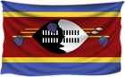 Swaziland Wrinkled Flag