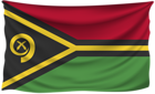 Vanuatu Wrinkled Flag