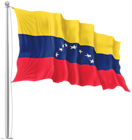 Venezuela Waving Flag PNG Image