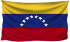 Venezuela Wrinkled Flag