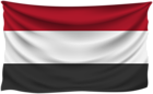 Yemen Wrinkled Flag