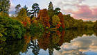 Autumn River Landscape Wallpaper