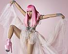 Nicki Minaj Pink and White Wallpaper
