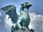 dragon statue wallpaper slovenia