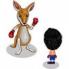 Australia Animated Kangaroo Boxer