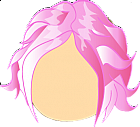 Pink Shaggy Hair