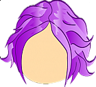 Purple Shaggy Hair