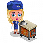 YoAir Interactive Animated Stewardess Kiss